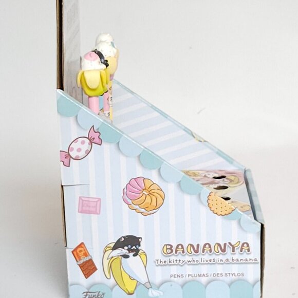 BANANYA The Kitty Who Lives in a Banana FUNKO POP! Pen Lot + Display Case - Picture 8 of 8